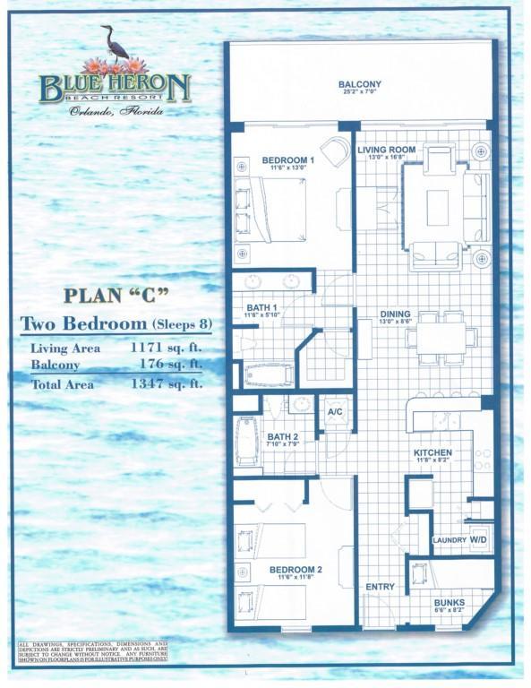 Blue Heron Beach Resort - Two Bedroom 21404 Orlando Extérieur photo